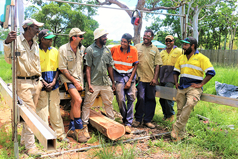 Kalan Land Management Officers at Kalan Timbers work site